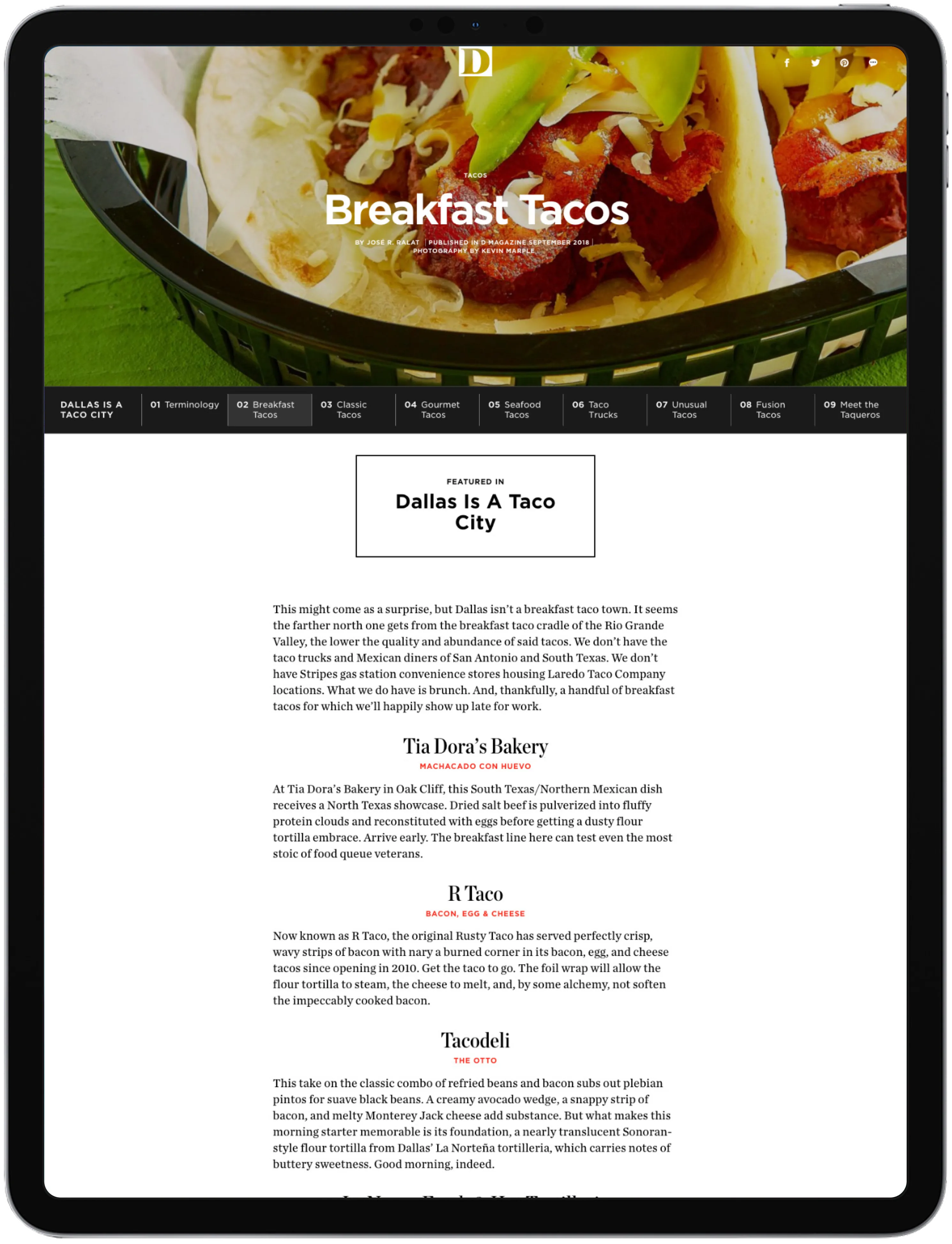 Chapter Template - Detail View