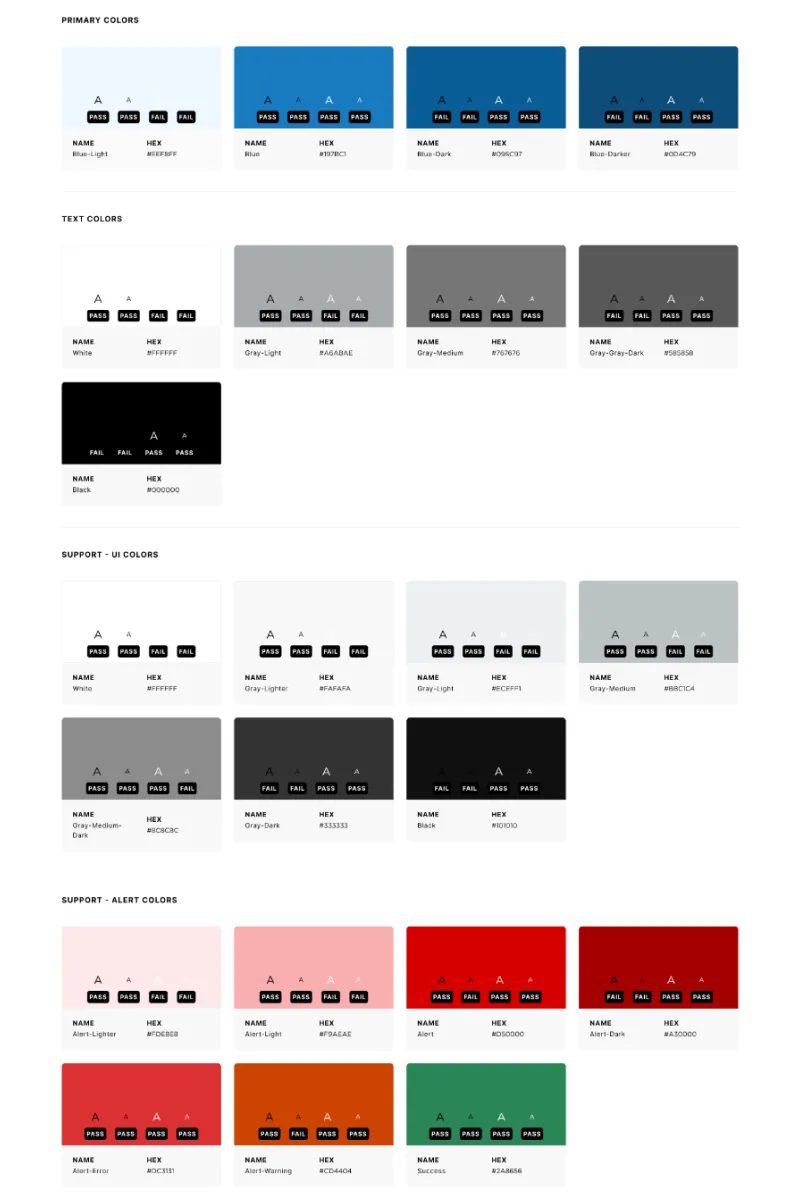 Design System - Color Contrast Checker