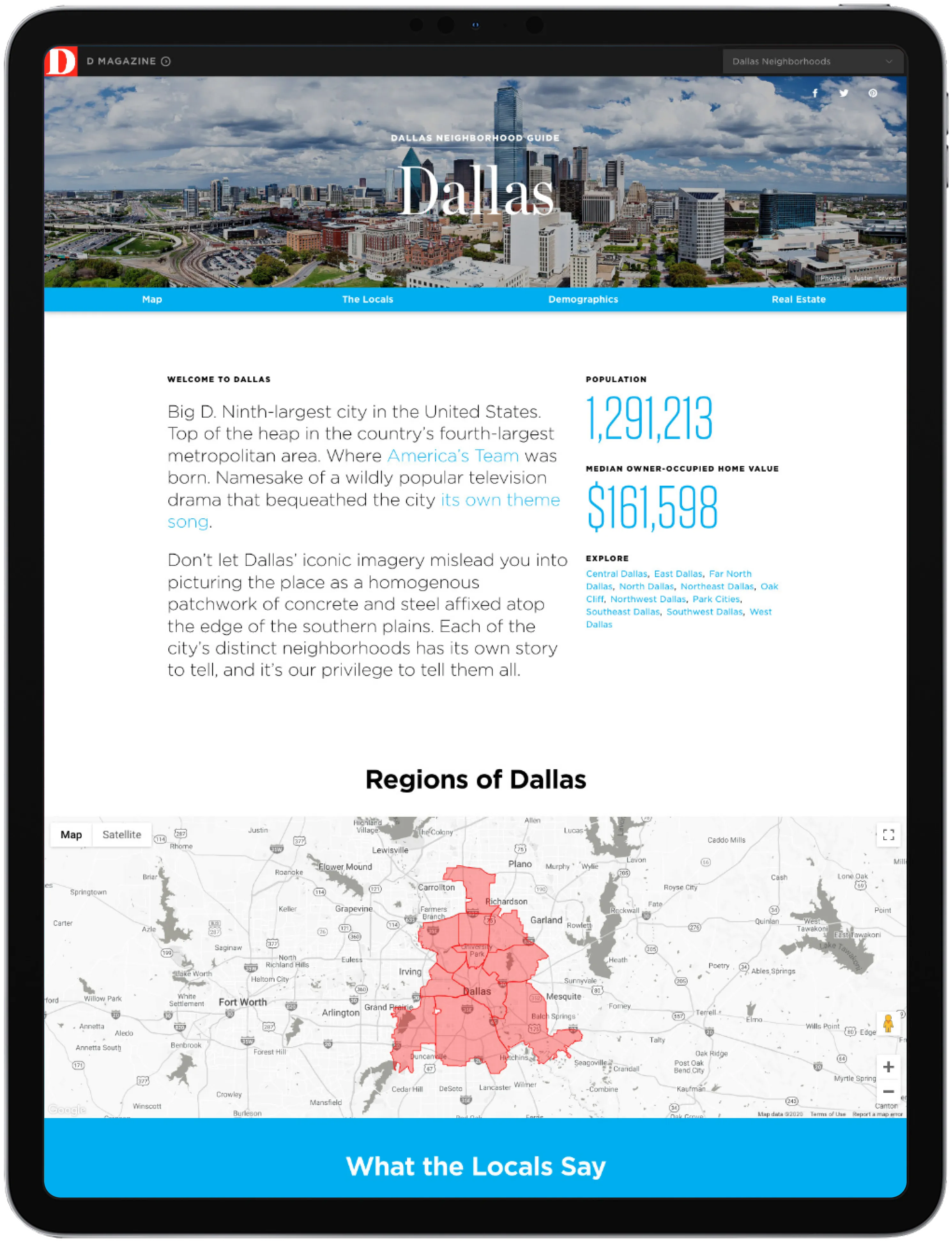 Neighborhood Guides - Map